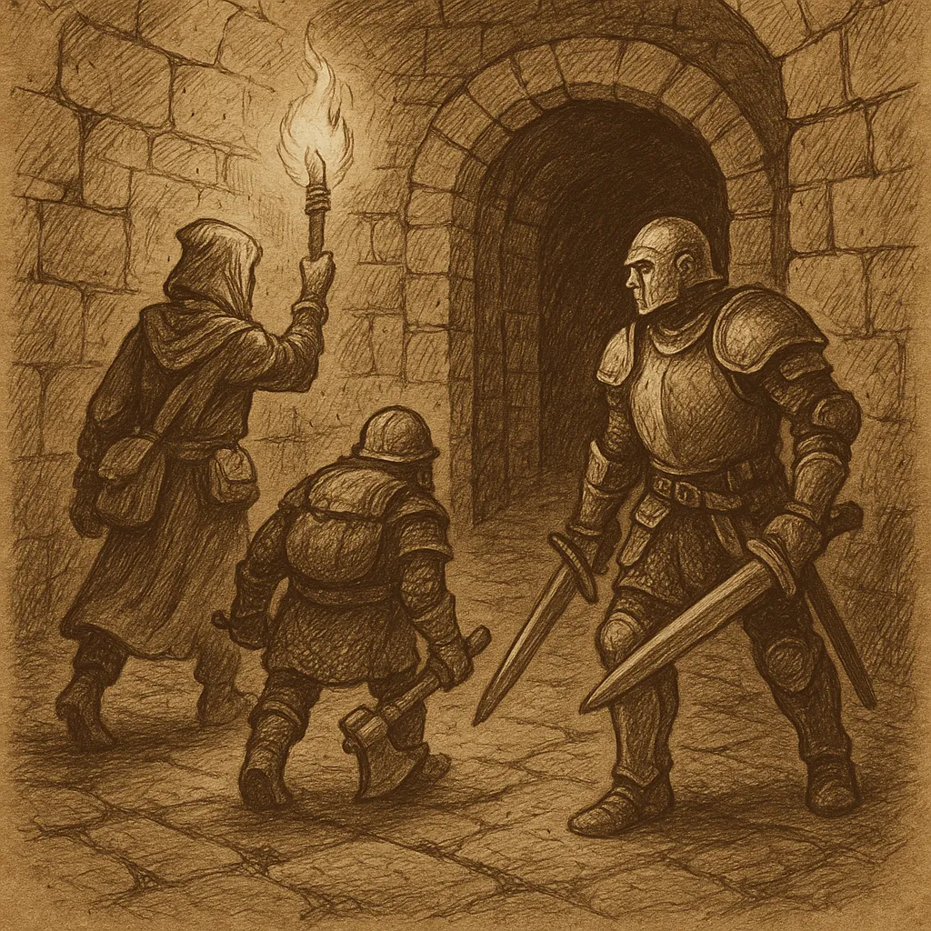 DungeoN Diving campaign dungeon map overview